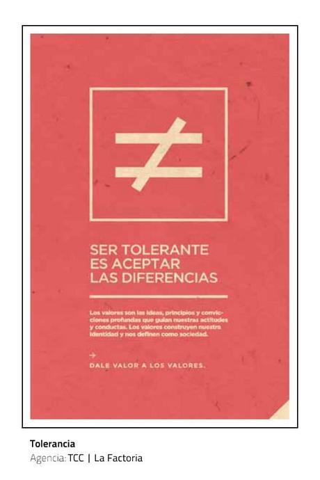 Muestra Afiches: Valores