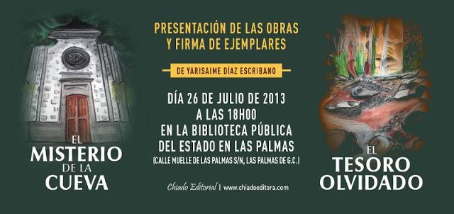 Presentación de los libros de Yarisaime Díaz Escribano.