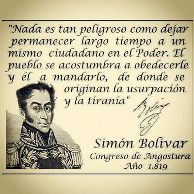 El Pensamiento bolivariano sobre la Reelección Presidencial en Bolivia