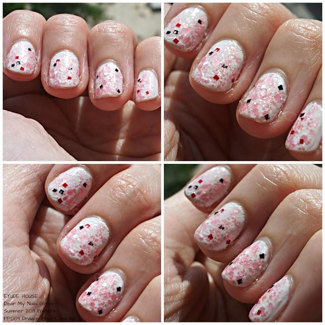 ETUDE HOUSE, Dear My Nails Glitter: Dragon Fruit Cocktail