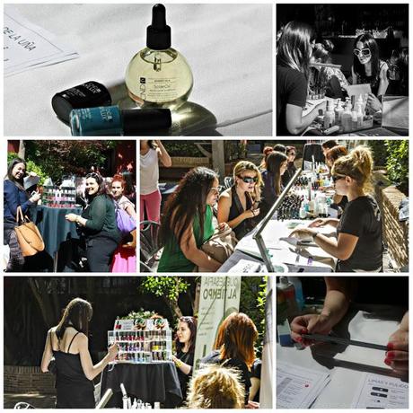 Beauty Party, El Jardín de Fortuny: esmaltes Vinilux de CND, fotografía con WorkExperience y Hedonai, clinica médico estética.