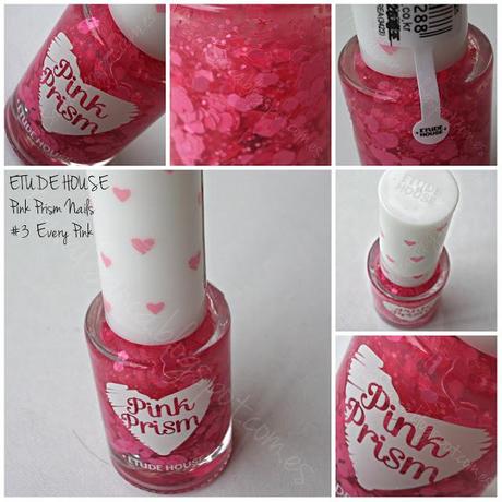 Top coat rosa chicle: ETUDE HOUSE - Pink Prism Nails - #3 Every Pink