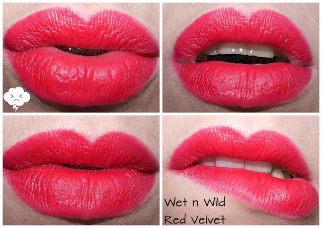Rojo cereza - WET N WILD - Mega Last Matte Lip Cover - 910D Red Velvet