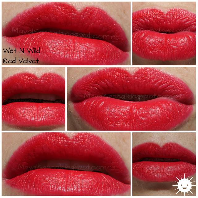 Rojo cereza - WET N WILD - Mega Last Matte Lip Cover - 910D Red Velvet