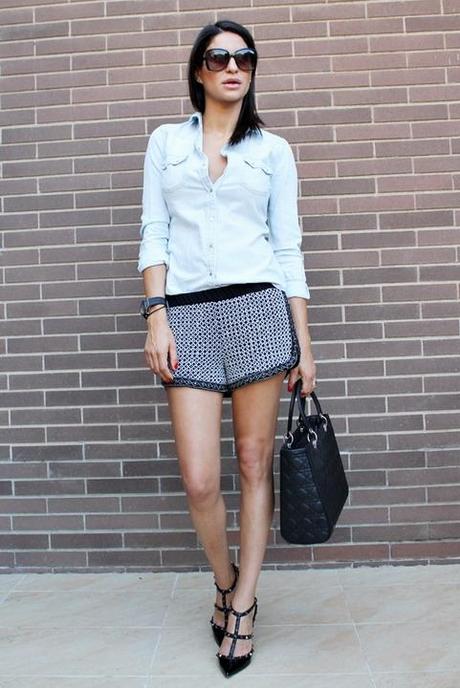 Inspiración: Como combinar shorts Inspiración Como combinar shorts (9)