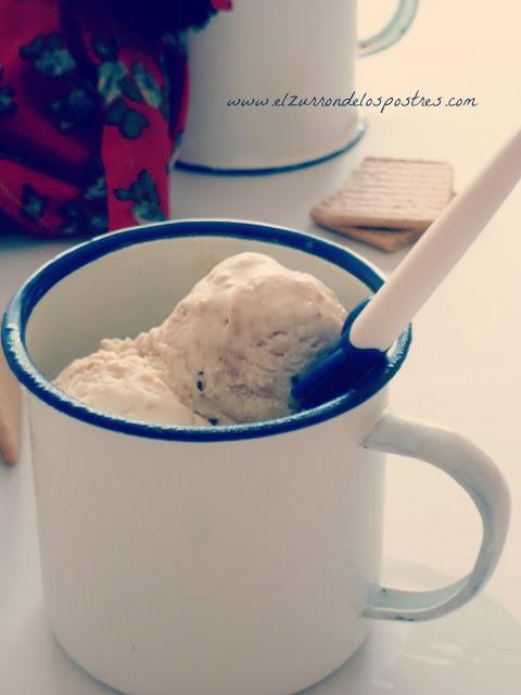 Helado de Leche con Galletas