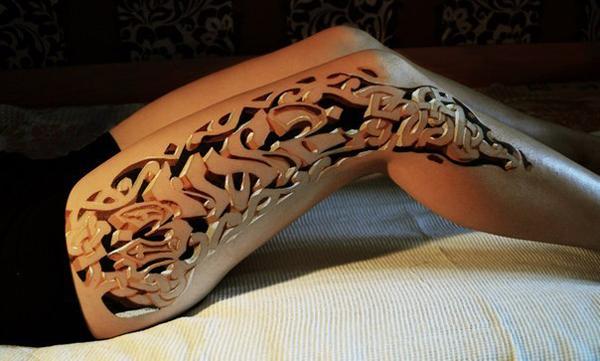 Tatuajes 3D: efectos ópticos asombrosos sobre la piel (FOTOS)