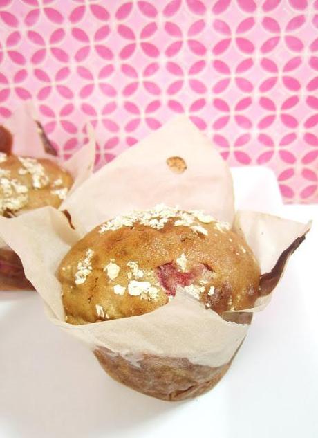 Muffins de Cerezas y Manzanas