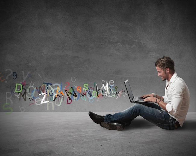 Internet chat concept