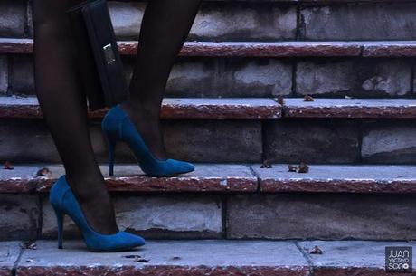 Mis Looks - Un vestido negro y zapatos azules (parte 2)