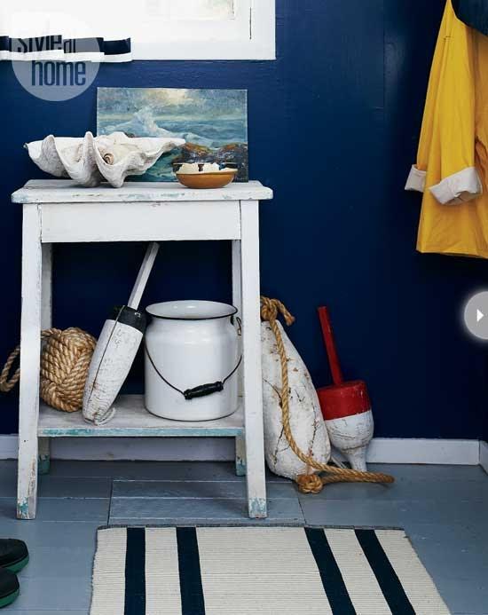 UNA CASA DECORADA CON AIRES MARINEROS