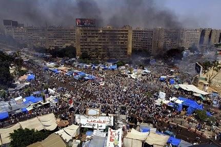 Represión en El Cairo.