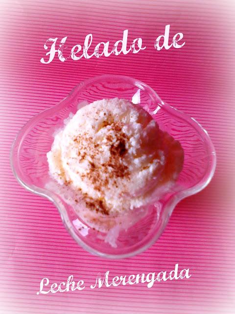 Helado de leche merengada