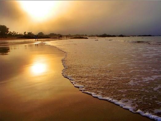 Atardecer en la playa