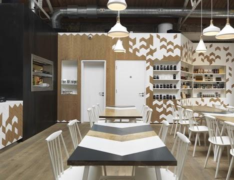 CORNESTONE CAFE IN LONDON BY PAUL CROFTS STUDIO