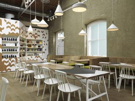 CORNESTONE CAFE IN LONDON BY PAUL CROFTS STUDIO