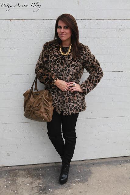 Mis looks - Botas Gerardo Privat y Abrigo animal print