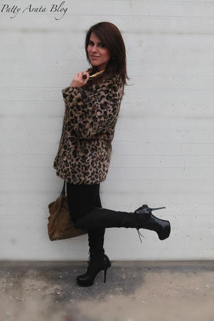 Mis looks - Botas Gerardo Privat y Abrigo animal print