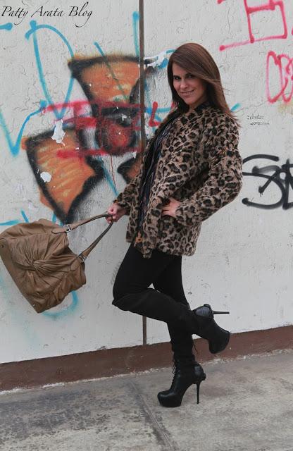 Mis looks - Botas Gerardo Privat y Abrigo animal print