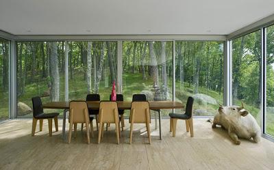 Casa Transparente en el Bosque