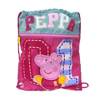 saco de deporte de peppa pig