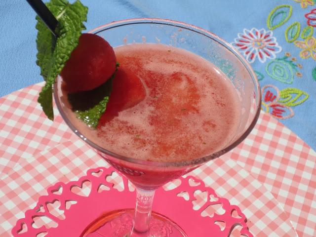 Granizado de sandía y menta