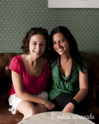Ángela (la maleta extraviad) y Claudia (Coffe&brunch bcn)