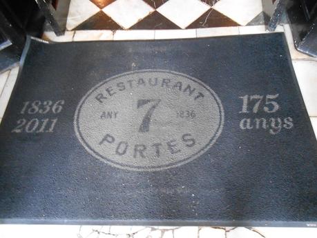 RESTAURANT ...7 PORTES ,ANY 1836-2013...17 DE AGOSTO 2013... RESTAURANT ...7 PORTES ,ANY 1836-2013...17 DE AGOSTO 2013...