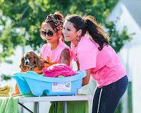 Snooki y Jwoww participaron en un Dog Wash solidario.