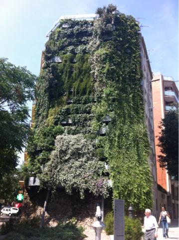 Jardí Tarradellas, el primer jardín en vertical de Barcelona