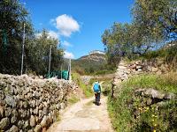 De Vilaplana al refugio de la Mussara por el camino de les Campanilles