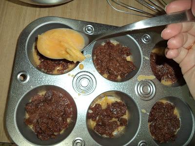 Minitortillas de Morcilla y Chips de Patata