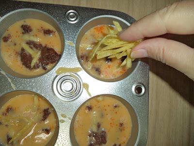 Minitortillas de Morcilla y Chips de Patata