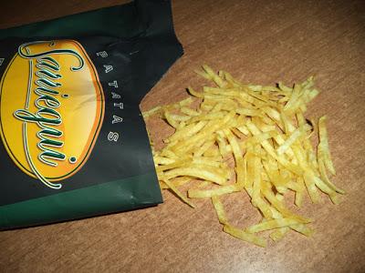 Minitortillas de Morcilla y Chips de Patata