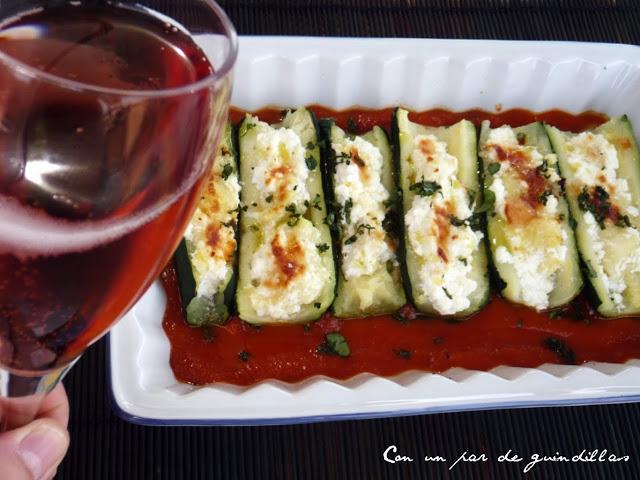 Calabacines con requesón; Donna Leon, a la mesa con Brunetti