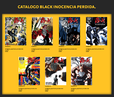 CATALOGO DE COMICS DE BLACK