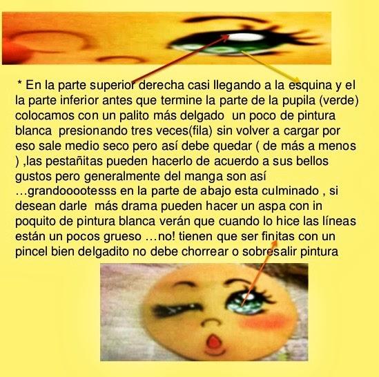 pintar ojitos estilo manga