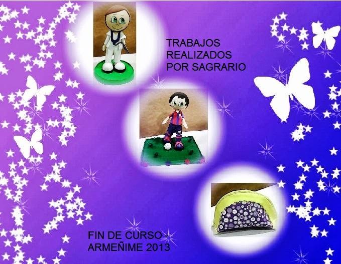 Fin del Taller  de Verano de goma eva -  Armeñime 2013