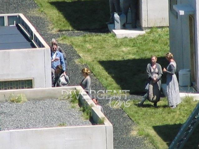 Fotos de Shailene  y  Ansel en Abnegación