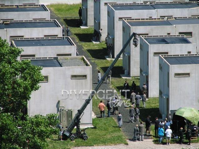 Fotos de Shailene  y  Ansel en Abnegación