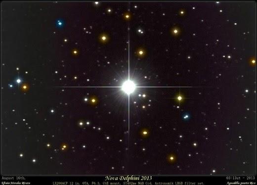 MISTERIOSA NUEVA ESTRELLA, VISIBLE A SIMPLE VISTA, AUMENTA SU BRILLANTEZ DÍA A DÍA