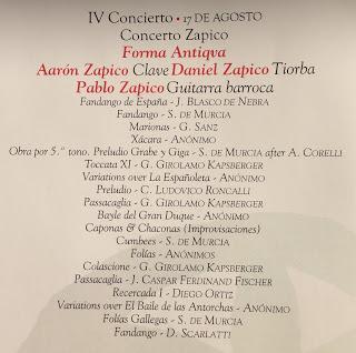 Atardecer musical con los Zapico