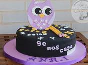 Tarta despedida soltera profesora