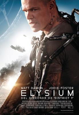 Elysium de Neill Blomkamp, una gran película de ciencia-ficción con Matt Damon y Jodie Foster...