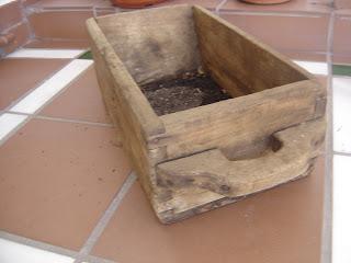 Recuperación de una medida antigua de madera ...