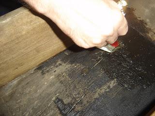 Recuperación de una medida antigua de madera ...