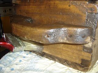 Recuperación de una medida antigua de madera ...