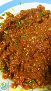 Arroz con carne y especias a las Marroquí.