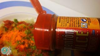 Arroz con carne y especias a las Marroquí.