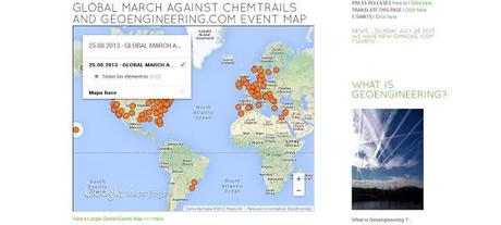 25 de AGOSTO. MARCHA MUNDIAL contra los CHEMTRAILS y la GEOINGENEIRÍA